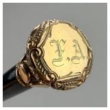 Antique Gentleman's Gold Filled Cane