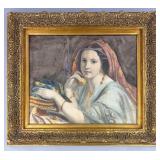 1860 Litho L'Automne after Brochart (FR 1816-1899)