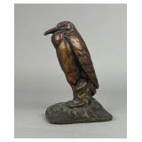 Vintage Cast Iron Heron Doorstop/Bookend