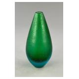 1950s/1960s Italian Murano 'Corroso' Glass Vase