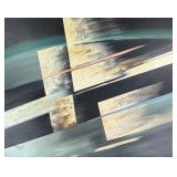 Lee Reynolds Burr Mid Century Modern Oil Painting