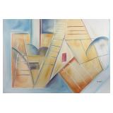 W. Amion Original Modern Abstract Oil Painting