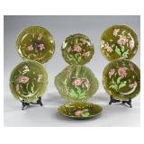 7 Antique Imperial Bonn Majolica ï¿½Astraï¿½ Plates