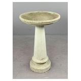 Cast Concrete Garden Birdbath