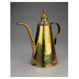 Antique Brass Lighthouse-Form Service Pot