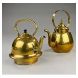 Antique Victorian Brass Kettles