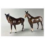 2 Beswick Mare Figurines 'Facing Left' & 'Arabian'