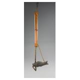 Japanese Jizai Kagi Hearth Hook, Fish Motif