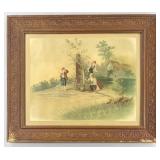 Framed J. Hoover & Son 1896 Chromolithograph