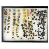 Collection of Antique Buttons & Pins Advertising +