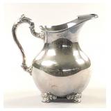 Poole Silver Old English Silverplate Water Pitcher