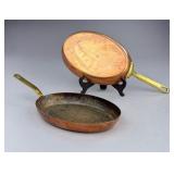 2 Bazar Franï¿½ais 666 Copper Au Gratin Pans