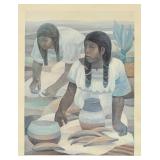 M. Cespedes (BR/AM 1947-2007) ï¿½Common Bondï¿½ Litho