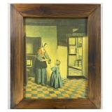 Framed 20th Century Print of 'The Cellar Room'