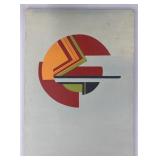 Original Minimalist Geometric Oil Painting