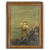 1897 Study of James Gale Tylerï¿½s ï¿½Along Shoreï¿½