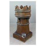 Victorian English Salt Glazed Pottery Chimney Pot