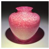 Steuben Glass 10-1/4' Cluthra Vase #2683 c 1920-25