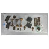 Collection of Antique Brass Door Hardware