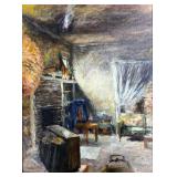 Stefan S. Mackey( MICH/ NY b. 1950) Oil Painting