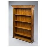 Antique Late Victorian Wall Hanging Oak Cabinet