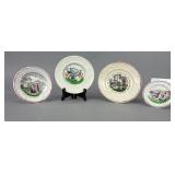 J. & G. Meakin Children's Ceramic Plates 19th. C