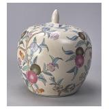 WBI Chinese Botanical Chinoiserie Ginger Jar