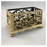 Victorian Style Gilt Cast Iron Fern Holder