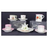 R.S. Germany Porcelain Cups & Saucers