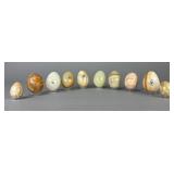 10 Mexican Polished Onyx Stone Eggs