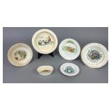 Illustrated Children's Ceramic Plates and Bowls