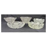 EAPG Pressed Glass Bowl Collection
