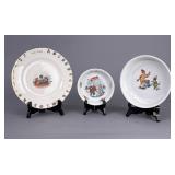 Dresden & Leuchtenberg German Children's Plates