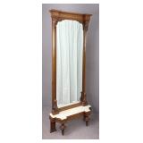 Victorian Renaissance Revival Walnut Pier Mirror
