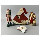 Set of Santa Claus Figures