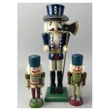 Wooden Nutcracker Figures Set