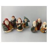 June McKenna Santa Claus Figurines