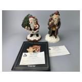 June McKenna Santa Claus Figurines