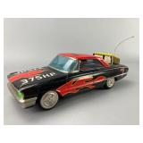Tin Toy Car with Flame Decals