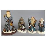 June McKenna Santa Claus Figurines Set
