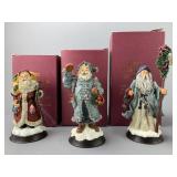 June McKenna Santa Claus Figurines