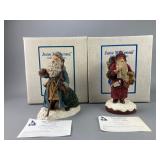 June McKenna Santa Claus Figurines
