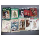 Christmas Needlepoint & Cross-Stitch Kits