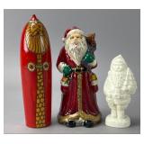 3pcs Santa Claus Figures Set