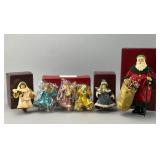 Christmas-Themed Figurines Group