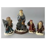 June McKenna Santa Claus Figurines