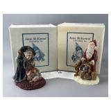 June McKenna Santa Claus Figurines