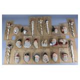 June McKenna Christmas Ornaments, Set of 24