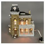 Dept 56 Delta House Lighted Ceramic Building