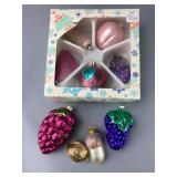 St. Petersburg Glass Fruit Ornaments
